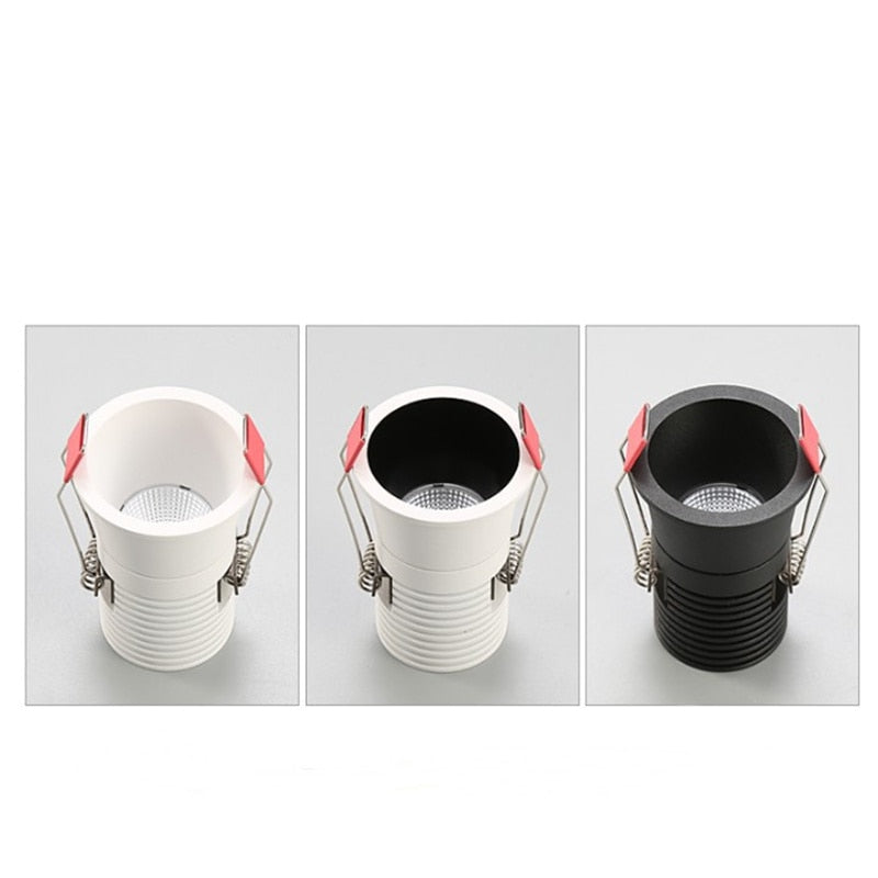 Dimmable LED Ceiling COB Downlight Dimmable ac110-240V 5W 7W 9W Recessed Led ceiling lamp Spot light Bulbs Indoor Lighting