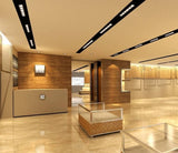 Square dimming 2W/4W/6W/10W/20W/30W LED spotlight line light bar creative linear long strip living room corridor light downlight