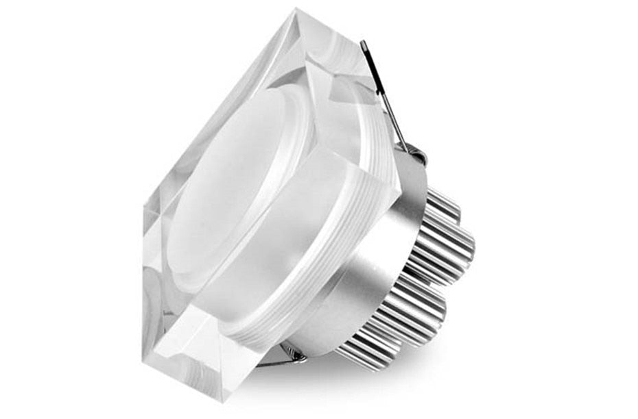 Crystal LED downlight 5W 10W 12W spot light LED 110V 220V recessed LED lamp for home decoration led Recessed ceiling lamp