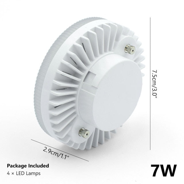  4PCS/lot GX53 45 35 LED 2835 SMD 5W 7W 9W 12W 15W 18W 3000K 6500K Warm White Ceiling Down Light Bulb Downlight Cheap