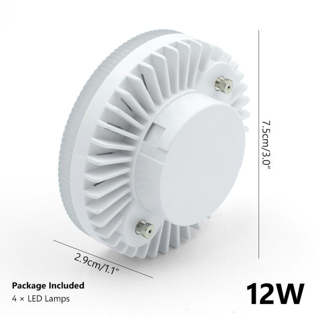  4PCS/lot GX53 45 35 LED 2835 SMD 5W 7W 9W 12W 15W 18W 3000K 6500K Warm White Ceiling Down Light Bulb Downlight Cheap