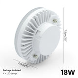  4PCS/lot GX53 45 35 LED 2835 SMD 5W 7W 9W 12W 15W 18W 3000K 6500K Warm White Ceiling Down Light Bulb Downlight Cheap