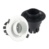 Dimmable LED Embedded Zoom 15-60 degrees COB Downlights 9W 12W 15W 20W 30W 35W Ceiling Lamp Spot Lights 85-265V Indoor lighting