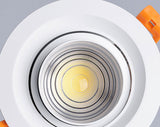 Dimmable LED Embedded Zoom 15-60 degrees COB Downlights 9W 12W 15W 20W 30W 35W Ceiling Lamp Spot Lights 85-265V Indoor lighting