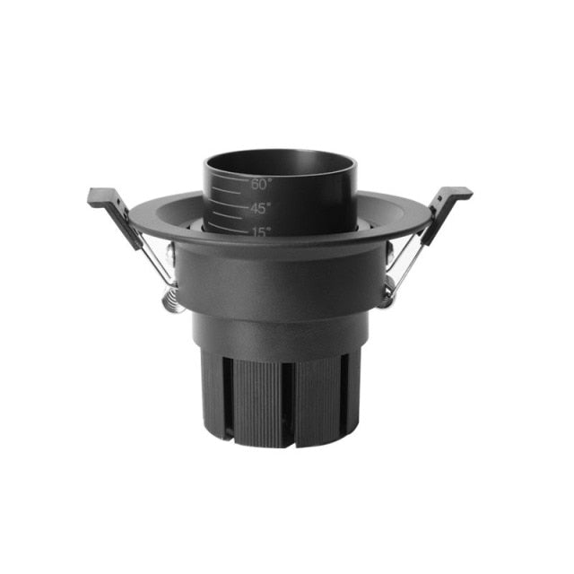 Dimmable LED Embedded Zoom 15-60 degrees COB Downlights 9W 12W 15W 20W 30W 35W Ceiling Lamp Spot Lights 85-265V Indoor lighting