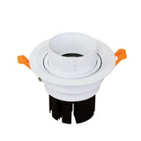 Dimmable LED Embedded Zoom 15-60 degrees COB Downlights 9W 12W 15W 20W 30W 35W Ceiling Lamp Spot Lights 85-265V Indoor lighting