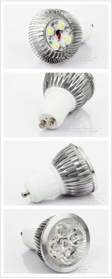 Super Bright 9W 4W 5W 3W GU10 LED Bulbs Light 110V 220V Dimmable Led Spotlights Warm/Cool White GU10 base LED downlight