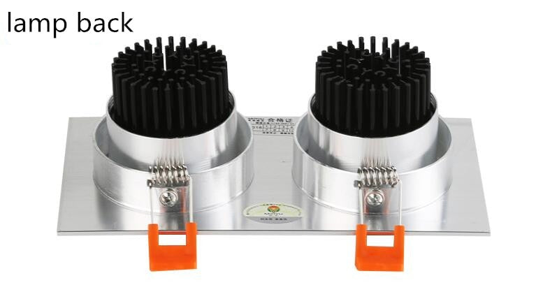 Super Bright LED Recessed Ceiling Lamp Square Downlight COB 7W 9W 12W 24W 36W LED Spot light decoration led light AC 110V 220V