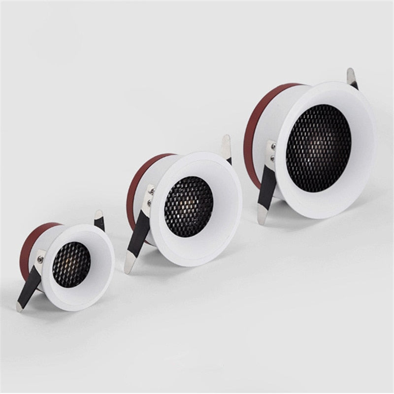 New LED Dimmable Downlight Ultra Thin Anti Glare Spot light 15W 12W 9W 7W Recessed LED ceiling lamp AC85V-220V LED Lamp