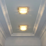 LED Crystal Ceilng Light Round/Square 1W 5W 12W LED Spot light 85-265V Recessed LED Crystal Downlight for Home Kitchen Lighting