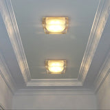 LED Crystal Ceilng Light Round/Square 1W 5W 12W LED Spot light 85-265V Recessed LED Crystal Downlight for Home Kitchen Lighting