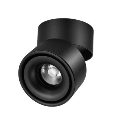 Dimmable COB LED Downlights Surface Mounted LED Ceiling Lamps 7W/10W/15W/18W Foldable And 360° Rotatable Background Spot lights