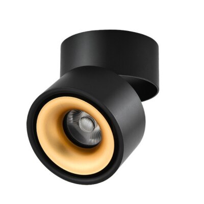 Dimmable COB LED Downlights Surface Mounted LED Ceiling Lamps 7W/10W/15W/18W Foldable And 360° Rotatable Background Spot lights