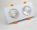 Dimmable Recessed LED Downlights 14W/18W/24W COB Ceiling Spot Lights AC90-260V Background Lamps Indoor Lighting+led Drive
