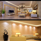 Dimmable Recessed LED Downlight AC85-265V 18W 15W 12W 9W 7W 5W LED COB Spot Light Ceiling Lamp Aluminum Round LED Panel Light