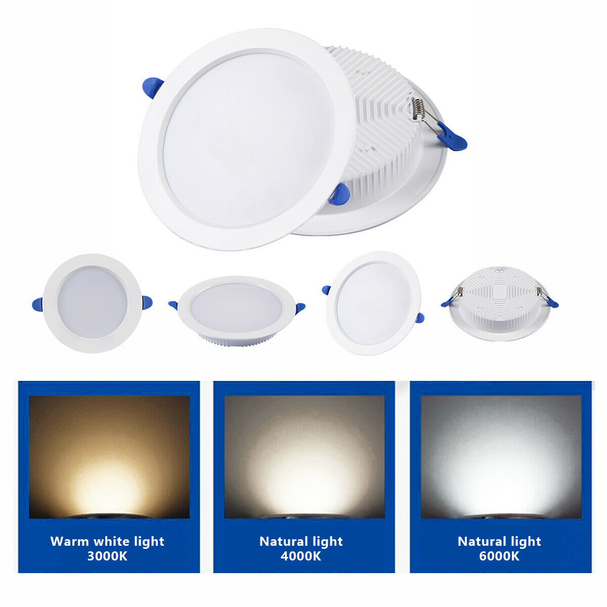 LED Downlight 5W/9W/12W/18W Spotlight Ceiling Light Recessed lamp 110v/220v