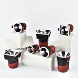 DBF 2021 New Deep-Glare LED Recessed Downlight 7W 12W 15W 45 Degrees Angle Adjust Round Ceiling Spot Lights Kitchen Living Room