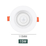 PIR Motion Sensor LED Night Lamp 5W 10W 15W 20W Home Round Downlight 110V 220V Spotlight for Kitchen Bedroom Indoor Night Light