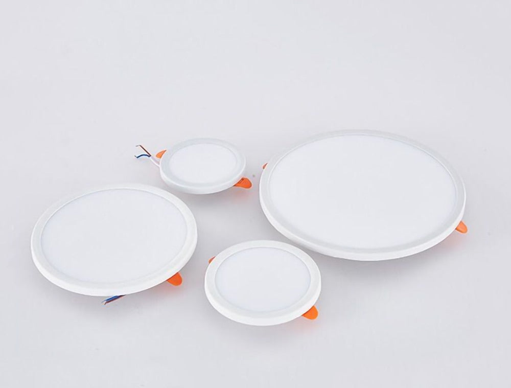 Square Round LED Panel Lights Ultrathin Surface Downlight 6W 8W 15W 20W 220V Panel Light White/Warm Indoor Bedroom LED Light