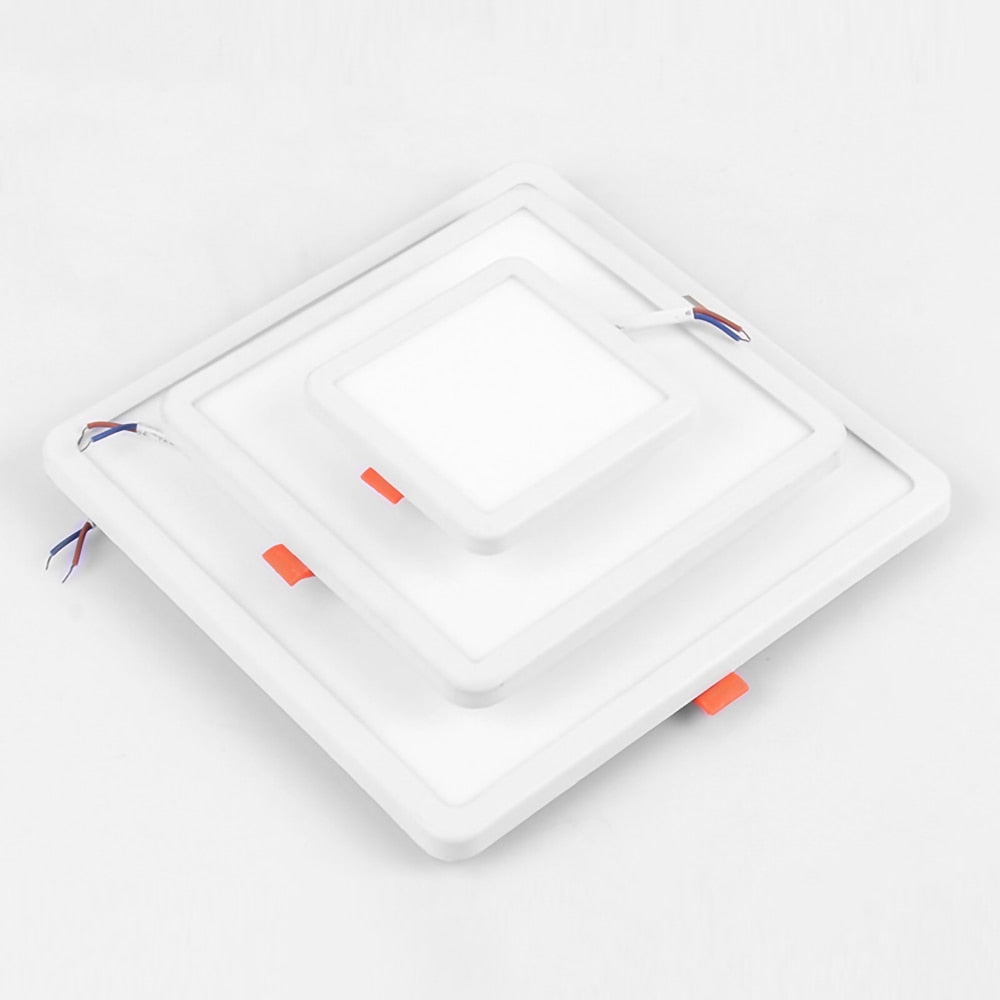 Square Round LED Panel Lights Ultrathin Surface Downlight 6W 8W 15W 20W 220V Panel Light White/Warm Indoor Bedroom LED Light