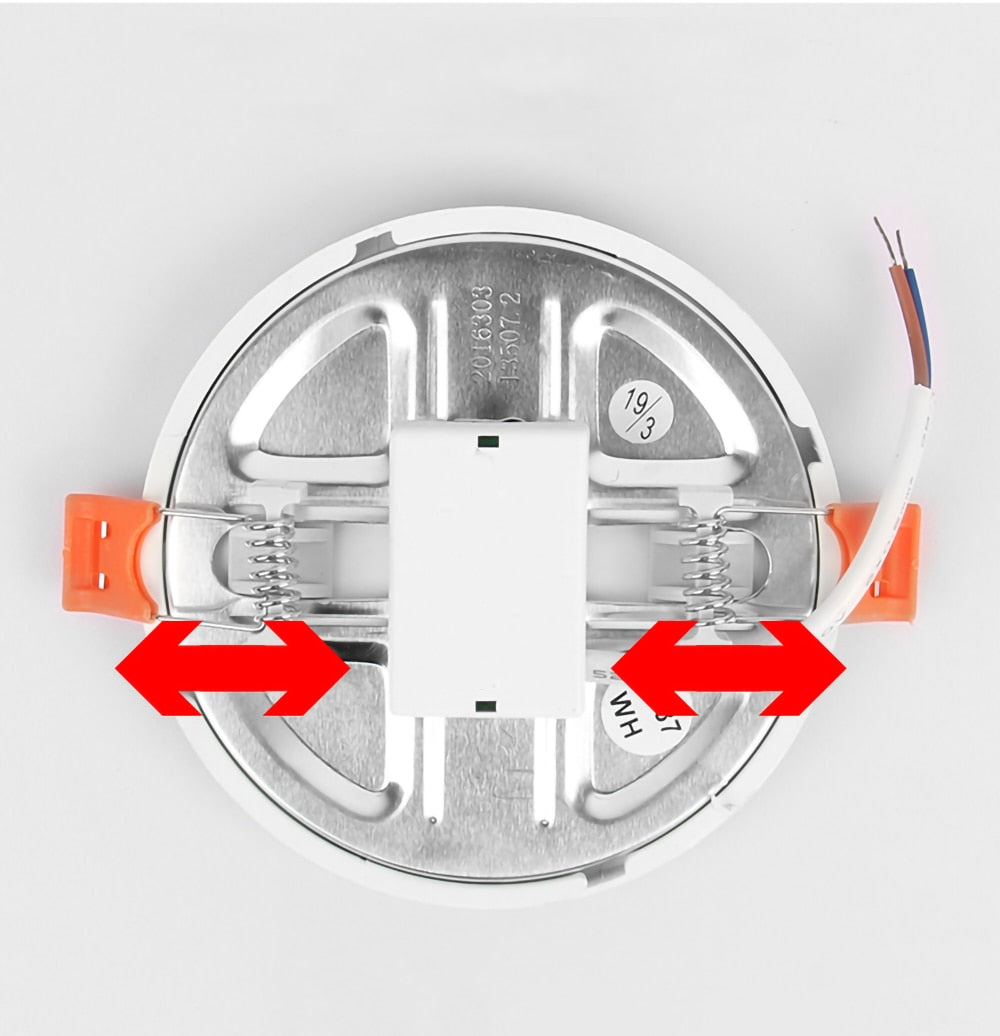 Square Round LED Panel Lights Ultrathin Surface Downlight 6W 8W 15W 20W 220V Panel Light White/Warm Indoor Bedroom LED Light