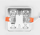 Square Round LED Panel Lights Ultrathin Surface Downlight 6W 8W 15W 20W 220V Panel Light White/Warm Indoor Bedroom LED Light