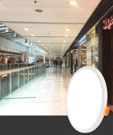 Square Round LED Panel Lights Ultrathin Surface Downlight 6W 8W 15W 20W 220V Panel Light White/Warm Indoor Bedroom LED Light