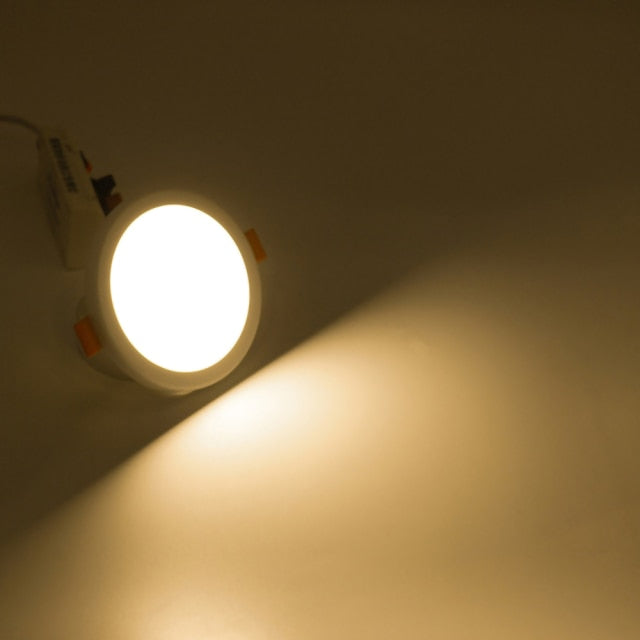 Square Round LED Panel Lights Ultrathin Surface Downlight 6W 8W 15W 20W 220V Panel Light White/Warm Indoor Bedroom LED Light