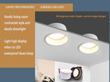 Frameless angle adjustable embedded LED downlight 5W 7W 12W 20W dimmable deep glare LED ceiling spotlights home lighting