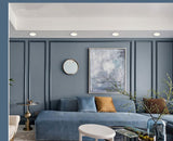 Frameless angle adjustable embedded LED downlight 5W 7W 12W 20W dimmable deep glare LED ceiling spotlights home lighting