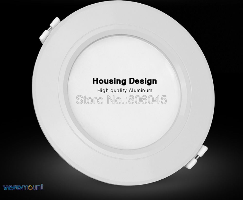 FUT068 Milight 2.4G 6W RGB+CCT LED Downlight 85V-265V LED Round Dimmable Reccessed LED Light with 2.4G 4zone Remote Support Wi-Fi 