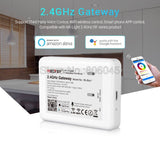 FUT068 Milight 2.4G 6W RGB+CCT LED Downlight 85V-265V LED Round Dimmable Reccessed LED Light with 2.4G 4zone Remote Support Wi-Fi 