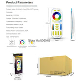 FUT068 Milight 2.4G 6W RGB+CCT LED Downlight 85V-265V LED Round Dimmable Reccessed LED Light with 2.4G 4zone Remote Support Wi-Fi 