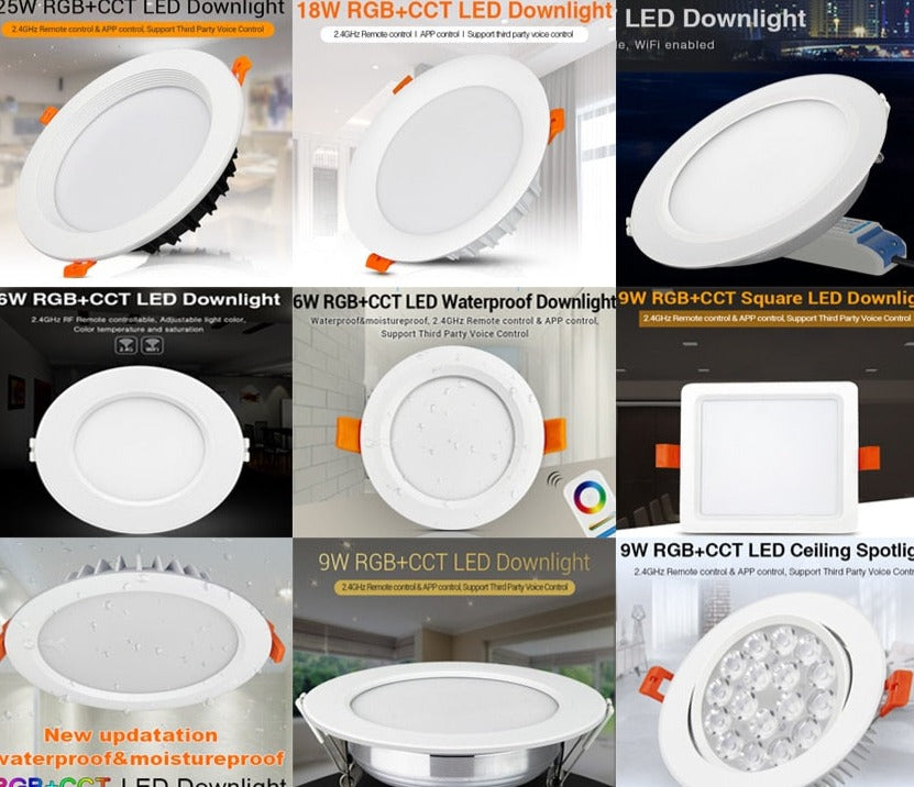 Mi Boxer 6W 9W 12W 15W 18W 25W RGB+CCT LED Downlight Ceiling Spotlight FUT060 061 062 FUT063 FUT064 FUT065 FUT066 FUT068 FUT069