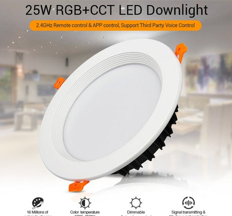 Mi Boxer 6W 9W 12W 15W 18W 25W RGB+CCT LED Downlight Ceiling Spotlight FUT060 061 062 FUT063 FUT064 FUT065 FUT066 FUT068 FUT069