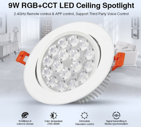 Mi Boxer 6W 9W 12W 15W 18W 25W RGB+CCT LED Downlight Ceiling Spotlight FUT060 061 062 FUT063 FUT064 FUT065 FUT066 FUT068 FUT069