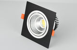 Recessed Square Dimmable LED Downlights 7W 9W 12W 15W 18W COB LED Ceiling Lamp Warm/Cold White LED Spot Lights Indoor Lighting