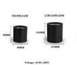 Dimmable Round Surface Mounted LED Downlights 7W 9W 12W 15W 18W 20W COB LED Ceiling Spot Light AC85-265V