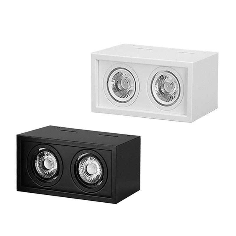 White Black High quality Surface Mounted adjustment LED COB dimmable Downlights 10W 15W 20W 30W LED Ceiling Lamp Spot