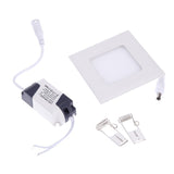 Ultra thin 3W 6W 9W 12W 15W 18W 24W dimmable LED downlight Square LED panel/panel light lamp 4000K for bedroom luminaire