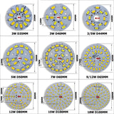 LED PCB+Dimmable Driver SMD 5730 lights source lamp panel 3W 5W 7W 9W 12W 15W 18W Aluminum plate for led bulb downlight diy