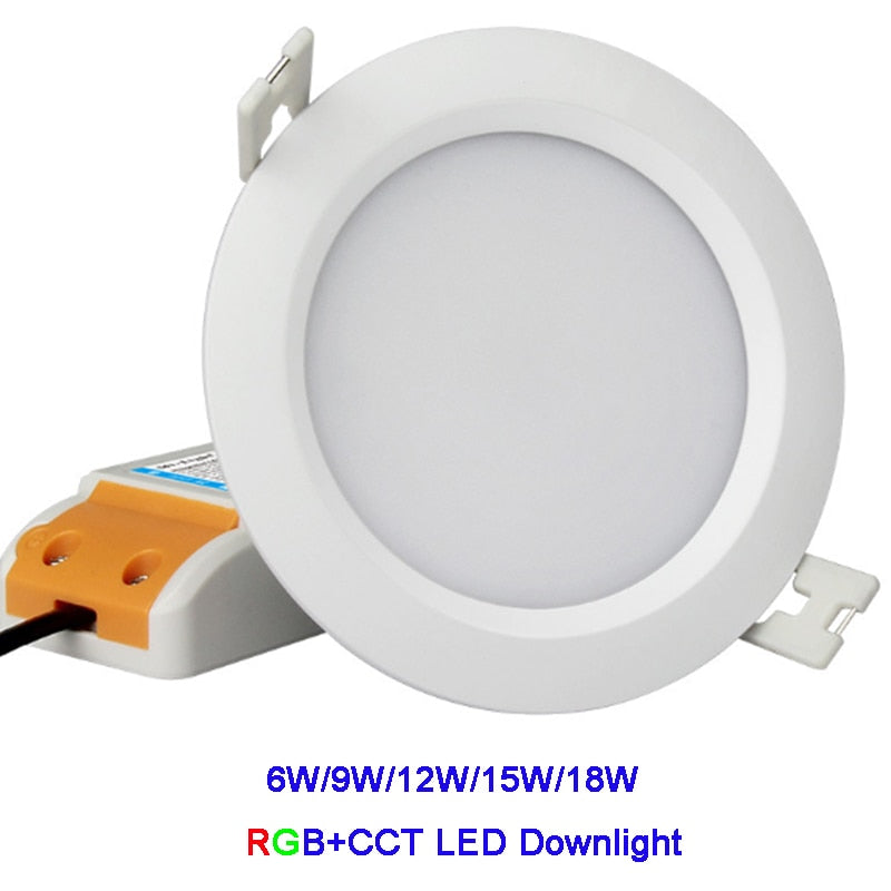 Miboxer 6W/9W/12W/15W/18W RGB+CCT led Downlight Dimmable Ceiling AC110V 220V FUT062/FUT063/FUT066/FUT068/FUT069/FUT089