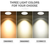 IP65 Waterproof LED Recessed Downlight 5W 7W 9W 12W 15W LED Spot Light Ceiling Lamp Home Lighting AC 85-265V For Bathroom lamp