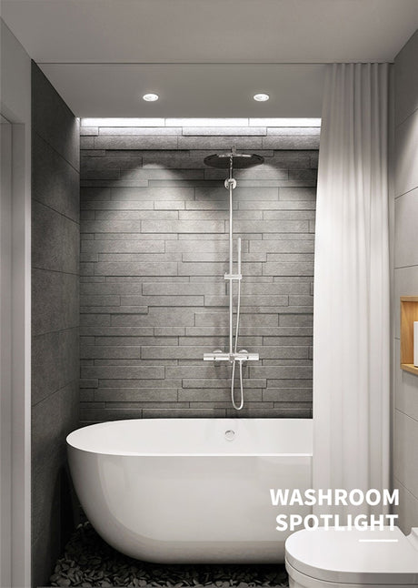 IP65 Waterproof LED Recessed Downlight 5W 7W 9W 12W 15W LED Spot Light Ceiling Lamp Home Lighting AC 85-265V For Bathroom lamp