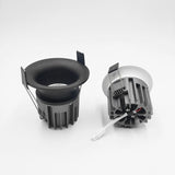 Dimmable Narrow Border Anti-glare Recessed COB LED Downlights AC85-265V 7W 12W 15W 18W LED Ceiling Lamps Hotel Villa Lighting