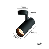 Surface Mounted LED Downlights Foldable 360° Rotatable COB Ceiling Spot lights 12W 20W 30W LED Lamps Background Wall Lighting