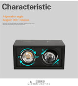 Dimmable LED no-open hole surface mounted downlight COB downlight 110v/220v 10W 20W LED ceiling spotlight home lighting