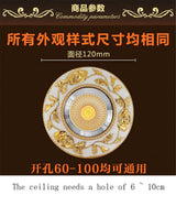 American Luxury Gold Cob Led Recessed Downlight Dimmable Spot Light Fixtures 3W 5W 7W Home Deco Living Room Aisle Ceilings Lamp