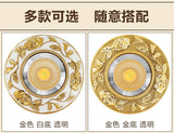 American Luxury Gold Cob Led Recessed Downlight Dimmable Spot Light Fixtures 3W 5W 7W Home Deco Living Room Aisle Ceilings Lamp