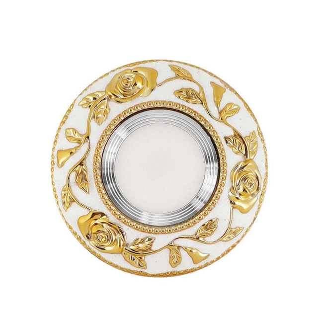 American Luxury Gold Cob Led Recessed Downlight Dimmable Spot Light Fixtures 3W 5W 7W Home Deco Living Room Aisle Ceilings Lamp